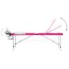 3-Zone Foldable Massage Table Aluminum White and Pink,Health & Beauty,Personal Care,Massage & Relaxation,Massage Tables,110242 view 4