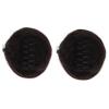 Beaupretty 2pcs Clip Hair Buns for Women Lightweight Updo Ponytail Hairpiece Faux Bun Extensions for Natural Look for Weddings Proms and Evenings view 1