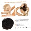 Beaupretty 2pcs Clip Hair Buns for Women Lightweight Updo Ponytail Hairpiece Faux Bun Extensions for Natural Look for Weddings Proms and Evenings view 3