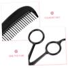 VALICLUD 1set Beard Care Stainless Steel Trimming Scissors Comb and Storage Bag for Men Grooming Kit for Home and Travel Use view 2