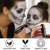BOBISUKA Grey Face & Body Paint Stick Water-Based Washable Face Paint Makeup Stick for Halloween Skeleton, Skull, Zombie, Vampire, Cosplay, SFX, Sports Eye Black & Costume Party view 3
