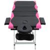 4-Zone Foldable Massage Table Aluminum Black and Pink,Health & Beauty,Personal Care,Massage & Relaxation,Massage Tables,110248 view 2