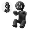 AGMDESIGN His Silicone Razor Holder, Funny Bathroom Decor for Inside Shower, Cool Gadgets Leg Razor Holder for Men Boyfriend, Fathers Day Birthday Gifts for Men Boyfriend Dad Husband view 1