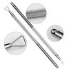 Vaguelly 3pcs Nail Cuticle Cleaner Tool Cuticle Pusher Peeler Scraper for Professional Nail Manicure view 3
