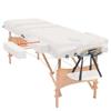 3-Zone Folding Massage Table 3.9" Thick White,Health & Beauty,Personal Care,Massage & Relaxation,Massage Tables,110152 view 4
