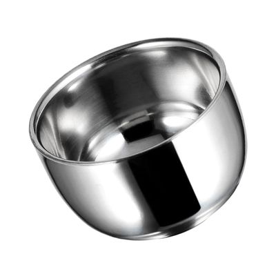 PENIKOKO 1pc Men Stainless Steel Shaving Foaming Bowl Bubble Container for Shaving Soap for Travel and Easy Cleaning for Father Day