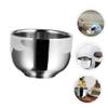 PENIKOKO 1pc Men Stainless Steel Shaving Foaming Bowl Bubble Container for Shaving Soap for Travel and Easy Cleaning for Father Day view 2