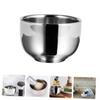 PENIKOKO 1pc Men Stainless Steel Shaving Foaming Bowl Bubble Container for Shaving Soap for Travel and Easy Cleaning for Father Day view 3