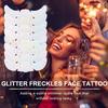 8PCS Glitter Freckles, Glitter Freckles Face Tattoo, Sparkle Freckles for Women and Kids, Cute Star Waterproof Gold Temporary Face Tattoos Glitter Glow Up Patches (8PCSA Holographic Multicolor) view 2