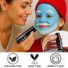 BOBISUKA Light Blue Face & Body Paint Stick Water-Based Washable Face Paint Makeup Stick for Halloween Sally, Corpse Bride, Avatar, Skeleton, Smurf, Cosplay, SFX, Sports Eye Black & Costume Party view 3