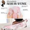 African Net Sponge Authentic - Exfoliating Back Scrub Bath Sponge with Knots - Afro Scrub Body Scrubber Exfoliator Washcloth - African Body Care Daily Use Shower Essentials view 4
