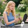 Ingrown Toenail Clippers | Wide Jaw Opening Anti-Splash Nail Clipper | Fingernail Trimmer Toenail Cutter Hand Care Tool for Adults Kids Men Elderly Women Household Travel Salon view 2