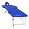 Blue Foldable Massage Table 3 Zones with Aluminum Frame,Health & Beauty,Personal Care,Massage & Relaxation,Massage Tables,110090 view 3
