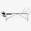 3-Zone Foldable Massage Table Aluminum Black and White,Health & Beauty,Personal Care,Massage & Relaxation,Massage Tables,110236 view 4