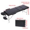 Adjustable Massage Table, Portable Esthetician Bed with U-Shaped Headrest, Foldable Physical Therapy Tattoo Table for Beauty Salon, Professional Massage Shop, Family view 2