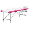 4-Zone Foldable Massage Table Aluminum White and Pink,Health & Beauty,Personal Care,Massage & Relaxation,Massage Tables,110250 view 1