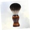 PENIKOKO Portable Nylon Beard Brush Skin Friendly Shaving Brush for Men for Beard Grooming and Styling Compact and Travel Friendly Design present for Bearded Friends view 4
