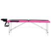 2-Zone Foldable Massage Table Aluminum Black and Pink,Health & Beauty,Personal Care,Massage & Relaxation,Massage Tables,110232 view 3