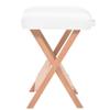 2-Zone Folding Massage Table and Stool Set 3.9" Thick White,Health & Beauty,Personal Care,Massage & Relaxation,Massage Tables,110154 view 4
