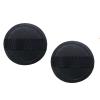 4 Counts Shower and Bath Tool, Deep Cleansing Body Scrubber for Gentle Skin Renewal, Black Round Shower Exfoliating Pads(Fine Lines-2pcs,Strap Style) view 1