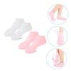CALLARON 2 Pairs of Moisturizing Foot Socks for Dry Feet SEBS Moisture-Resistant Spa Socks for Women for Home Use view 4