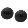 4 Counts Shower and Bath Tool, Deep Cleansing Body Scrubber for Gentle Skin Renewal, Black Round Shower Exfoliating Pads(Coarse Texture-2pcs,Finger Style) view 1