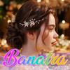 Banatra Flower Wedding Hair Comb Silver Leaf Hair Piece Pearl Bridal Hair Accessories for Women and Girls (Silver) view 3