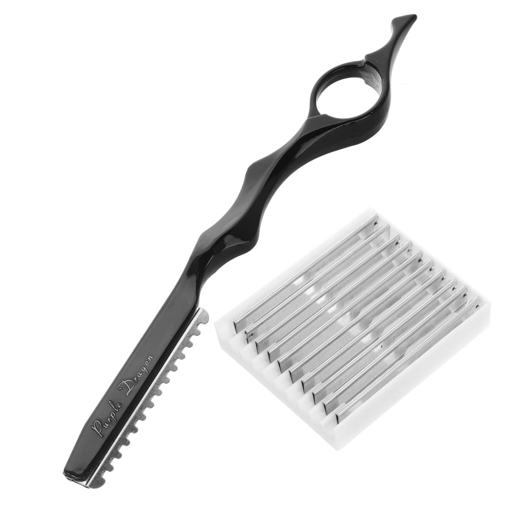 LIFKOME Hair Thinning Razor Manual Hair Cutting Tools with Replacement Blades for Men and Women Lightweight Comfortable Grip for Easy Trimming and Texturizing