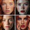8PCS Glitter Freckles, Glitter Freckles Face Tattoo, Sparkle Freckles for Women and Kids, Cute Star Waterproof Gold Temporary Face Tattoos Glitter Glow Up Patches (8PCSB Holographic Multicolor) view 2