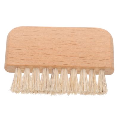Ipetboom Wooden Handle Nail Brush for Fingernail Toe Cleaning Manicure Pedicure Tools