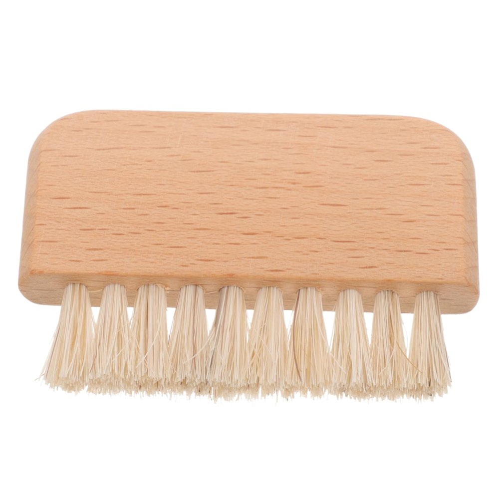 Ipetboom Wooden Handle Nail Brush for Fingernail Toe Cleaning Manicure Pedicure Tools