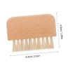 Ipetboom Wooden Handle Nail Brush for Fingernail Toe Cleaning Manicure Pedicure Tools view 2