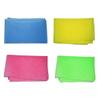 LALADEFIEE 4Pcs Exfoliating Nylon Bath Towels Yellow Green Blue Pink Back Scrubber Wash Cloth for Smooth Skin Removes Dead Skin and Grease