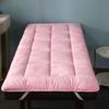 Pink,60 * 180cm,LDLCYCN Spa Massage Table Pad Without Face Hole Lash Bed Pad Cover with Non Slip Elastic Band Fluffy Beauty Salon Bed Pad for Tattoo Table Beauty Bed Square Head Washable view 1
