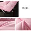 Pink,60 * 180cm,LDLCYCN Spa Massage Table Pad Without Face Hole Lash Bed Pad Cover with Non Slip Elastic Band Fluffy Beauty Salon Bed Pad for Tattoo Table Beauty Bed Square Head Washable view 2
