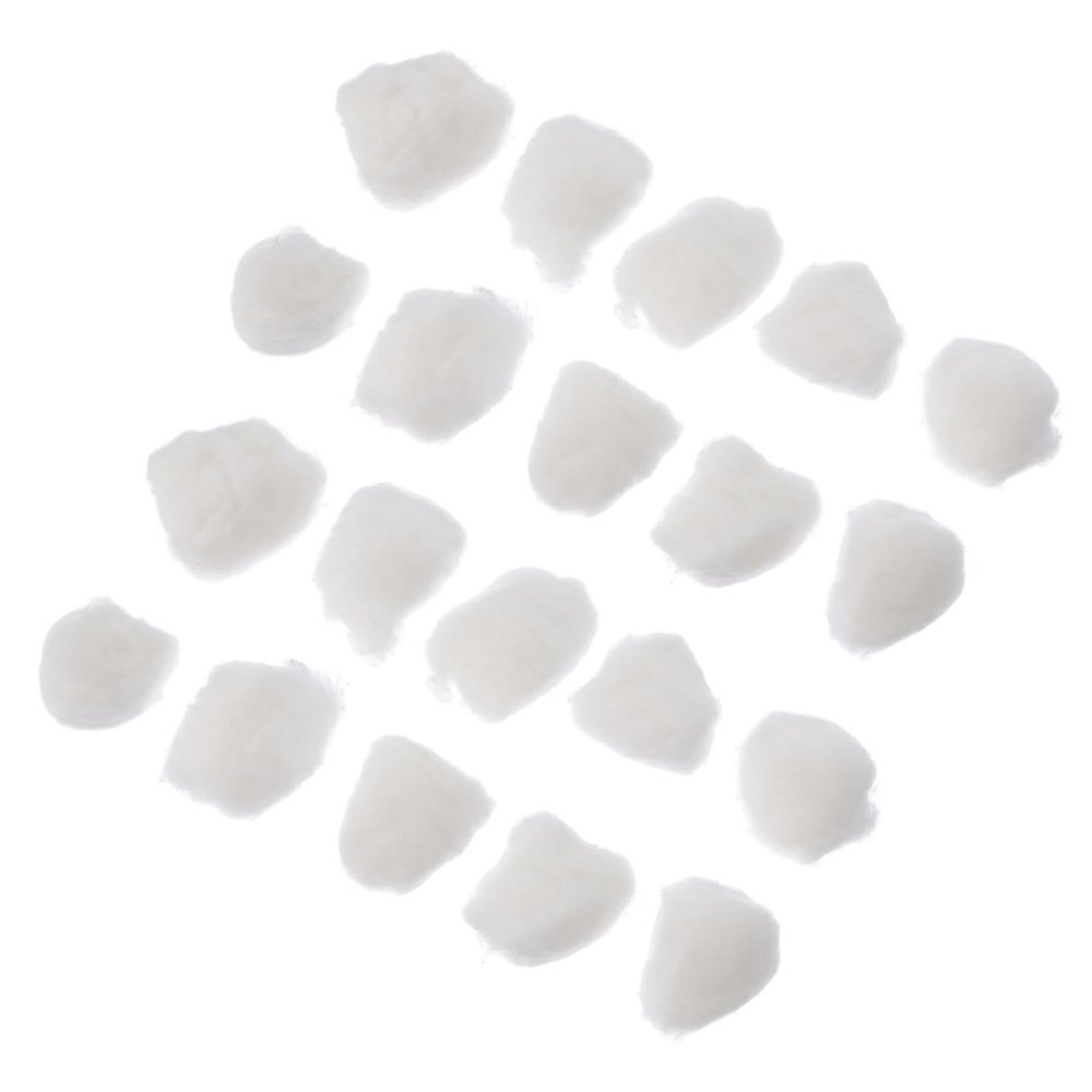 12bags Cotton Beauty Care Cosmetic for First Aid and Cleaning Non- Degreasing Cotton for Home Use and Personal Care