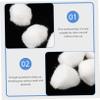 12bags Cotton Beauty Care Cosmetic for First Aid and Cleaning Non- Degreasing Cotton for Home Use and Personal Care view 3