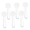BAZEITFLOW 6pcs Nail Cleaning Brush Set Cover Round Head Fingernail Scrubbing Brushes for Manicure and Dust Removal Suitable for Home Use view 1