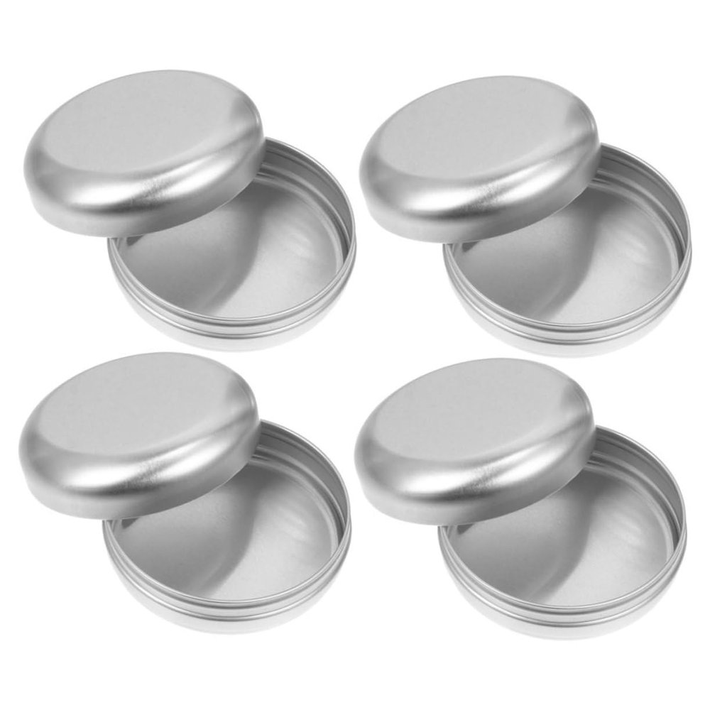 Alipis 4Pcs Aluminum Soap Case Multi-Functional Soap Container Waterproof Drainage Design for Travel and Makeup Compact Storage for Household Accessories