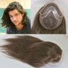 WANGHAI2024M Men Toupee Swiss Lace Front Men Toupee 8"x10" Mono Lace PU Hairpiece 12" Long Human Hair System Units Men Hair Tropper(#4 Color) view 2
