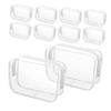 AUTSUPPL PVC Makeup Bag Set of 10 Zipper Pouches for Cosmetics Travel Toiletry Organizer for Women Waterproof Makeup Bags with Zipper view 1