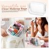 AUTSUPPL PVC Makeup Bag Set of 10 Zipper Pouches for Cosmetics Travel Toiletry Organizer for Women Waterproof Makeup Bags with Zipper view 3
