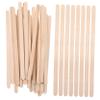 Beaupretty 100pcs Wooden Waxing Sticks Spatula for Hair Removal Durable Applicators with Edges for Waxing Eyebrow Shaping and Various Beauty Needs view 1