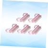 DEARMAMY 5pcs Professional Nail Dust Brush Set Portable Handle Soft Bristles for Effective Nail Cleaning for Manicure and Pedicure Use view 2