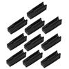 GALPADA 10pcs Eyebrow Pencil Sharpener Slot Pencil Cutter Aid Auxiliary Tool Shaper Aid Trimmer Slot for School view 1