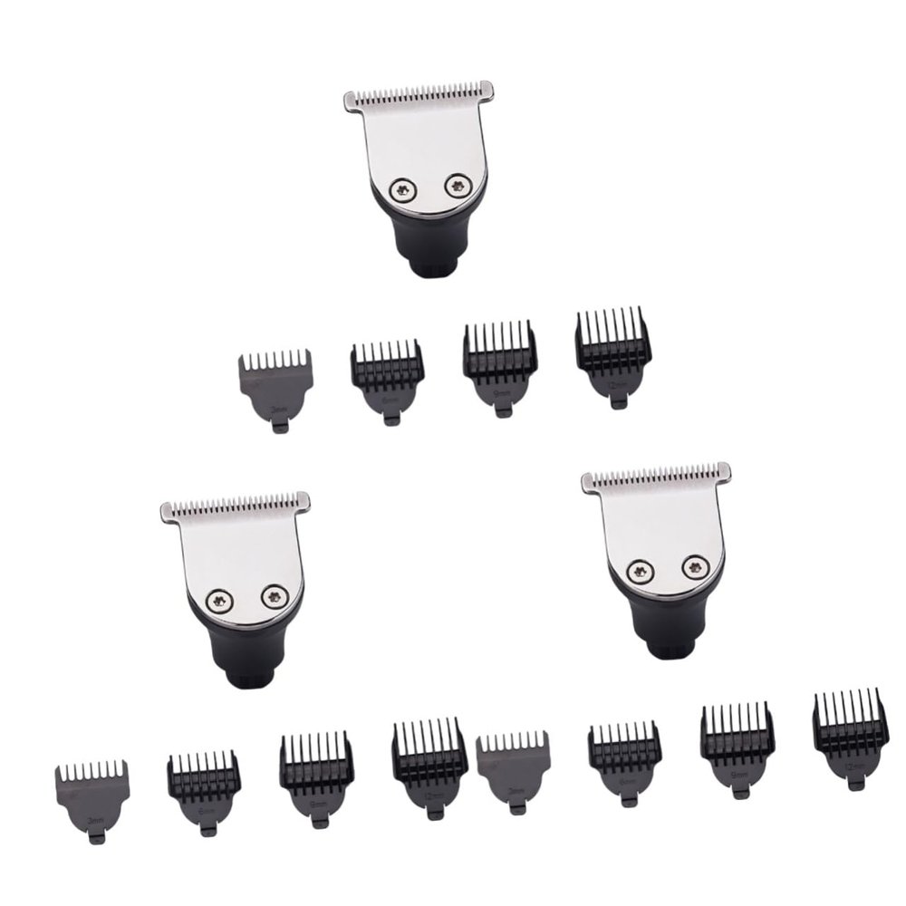 FOMIYES 1PC Electric Beard Shaver Accessory Metal Clipper Head with Limit Combs for Three Head Electric Razors Safe Hair Trimming for Home and Professional Salon Use Durable and Easy to