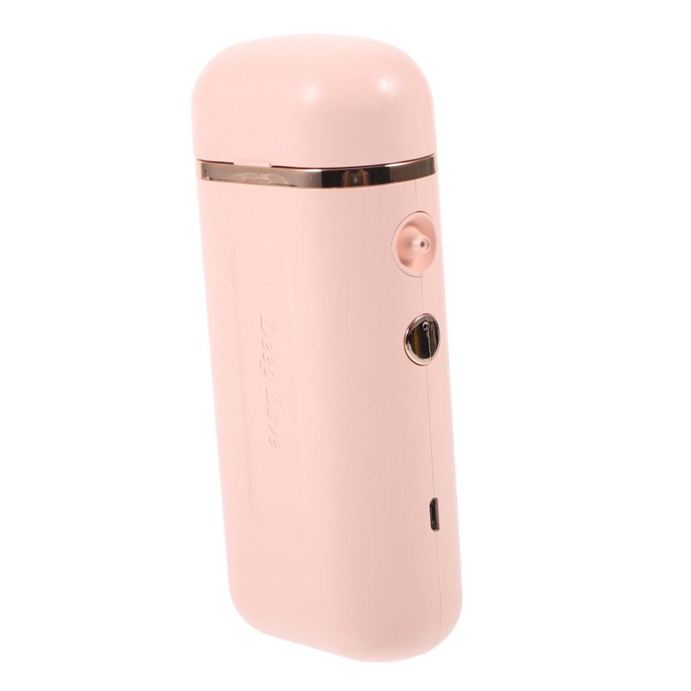 MUCKLILY Portable Handheld Facial Mister for Women High-Pressure Beauty Treatments Steamer Compact 200ml Water Spray Device for Home or Travel