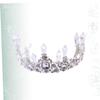 DEARMAMY Shape Bride Crown Delicate Headwear for Women Elegant Headdress and Cake Decoration present for Birthday and Special Occasions Stunning Design view 2