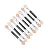 Beaupretty 20pcs Double-ended Eye Shadow Brush Applicators Eyeshadow Makeup Brushes view 1