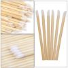 Lipstick Concealer Brushes Bamboo Lip Brushes Disposable Lip Brushes Lipstick Applicator Wand Tool Make Up Brush Bamboo Handle Makeup Tool Kits for Lips Eyes Concealer Makeup Beauty Tool kit view 3